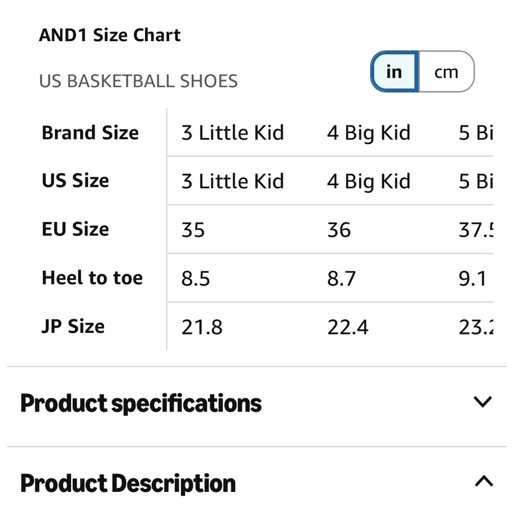 And1 Showout Youth Basketball Shoes Bright Orange & Pink High-Top, Sz 4, Worn 1 - Picture 8 of 8